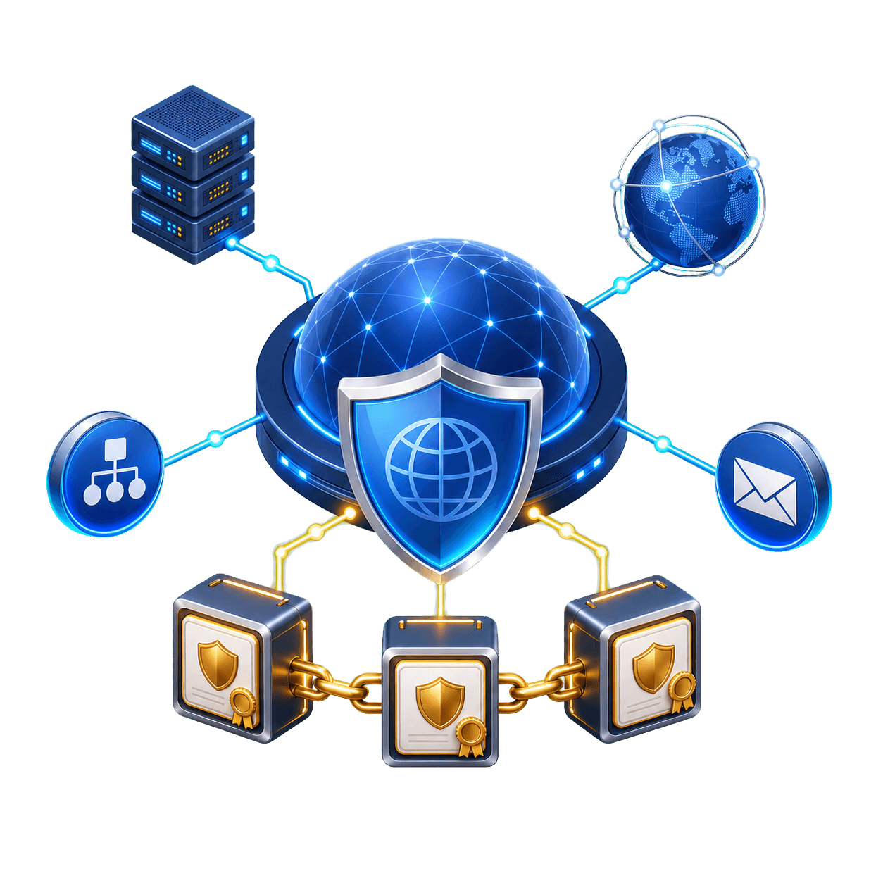 Domain Security scanner illustration